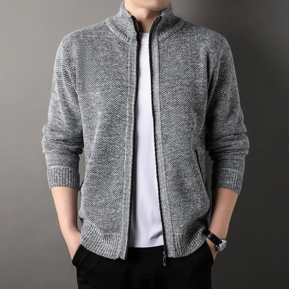Dustin | Men’s Full-Zip Knit Jacket