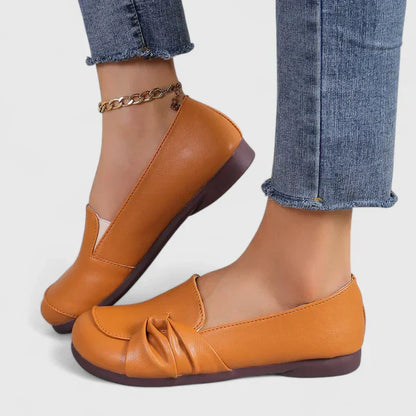 Maristella | Women’s Elegant Bow Detail Slip On Flats