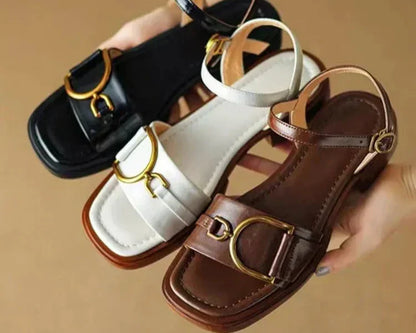 Zephyra | Women’s Buckled Flat Sandals