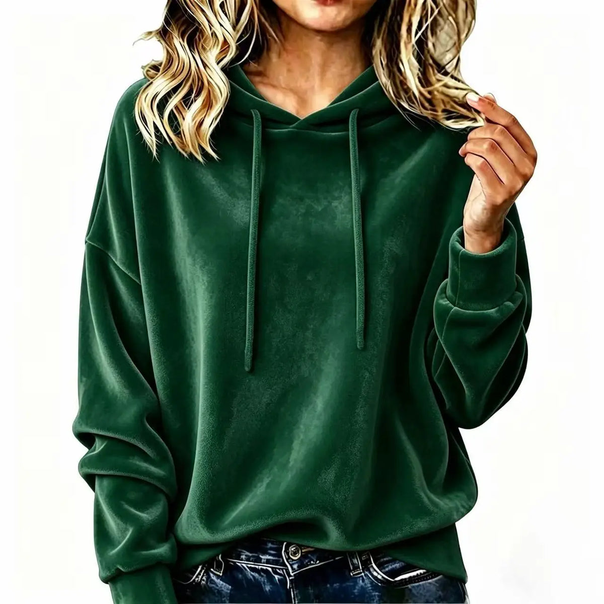 Elara | Women’s Drawstring Pullover Hoodie