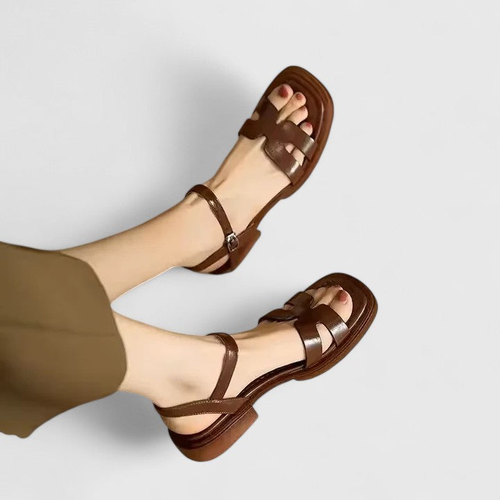 Noelle | Women’s Sophisticated Strappy Flat Sandals