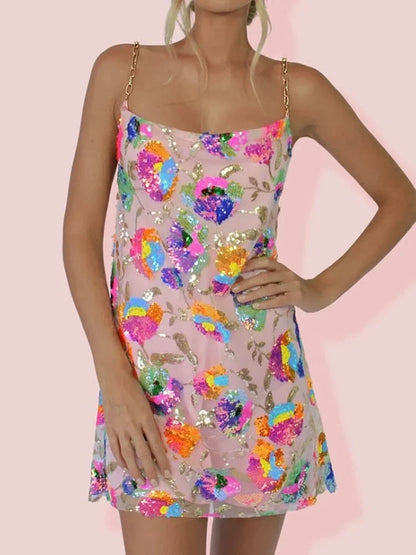 Kharylle | Women’s Spaghetti Strap Mini Dress