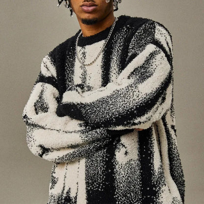 Bramwell | Men’s Abstract Knit Sweater