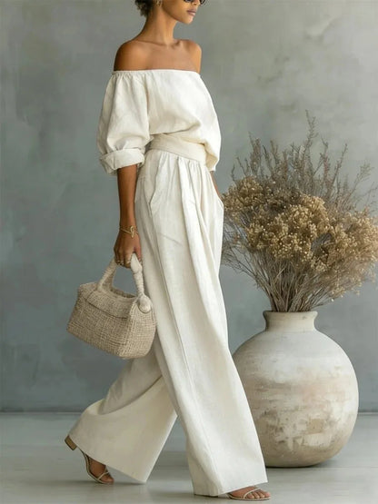 Evangeline | Women’s Off-Shoulder Jumpsuit