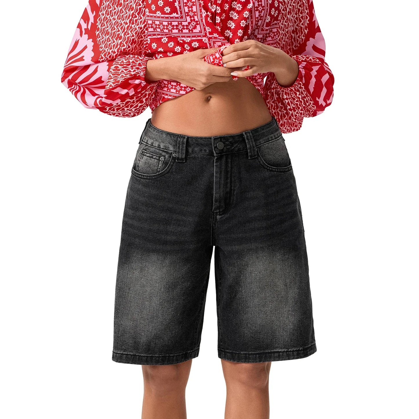 Ronna | Women’s Low Rise Denim Shorts