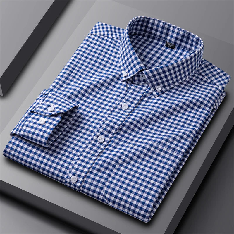 Stellan | Men’s Striped Oxford Button Up Shirt