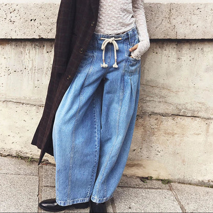 Elena | Women’s Comfort Fit Drawstring Denim Jeans