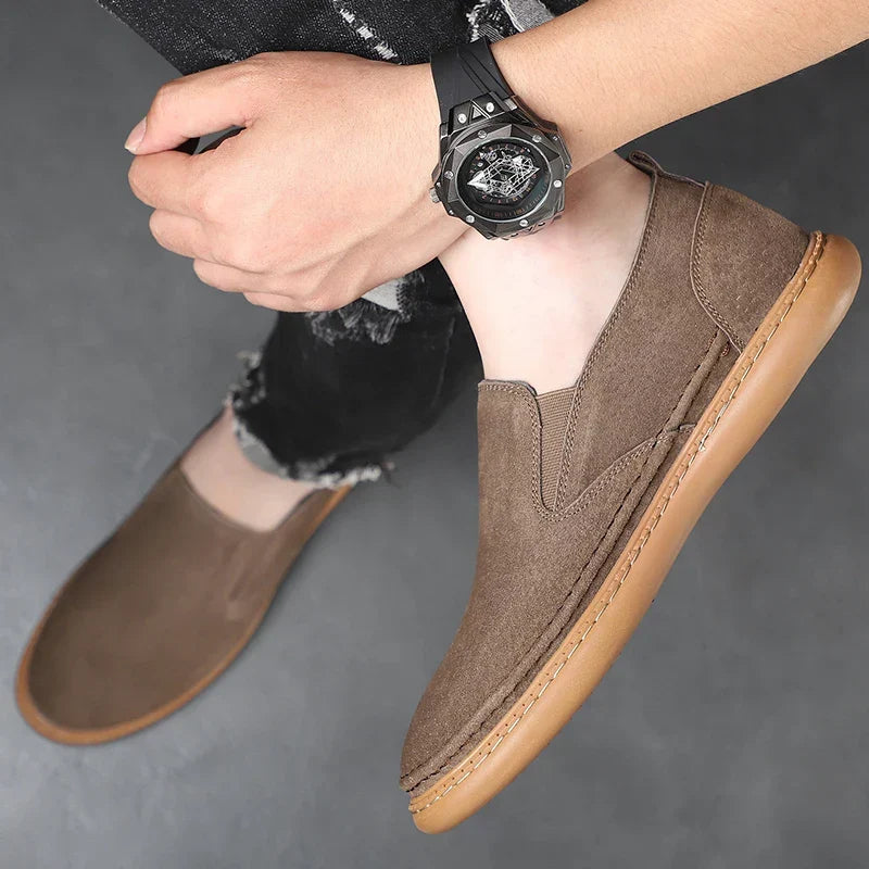 Langley | Men’s Suede Slip-On Loafers