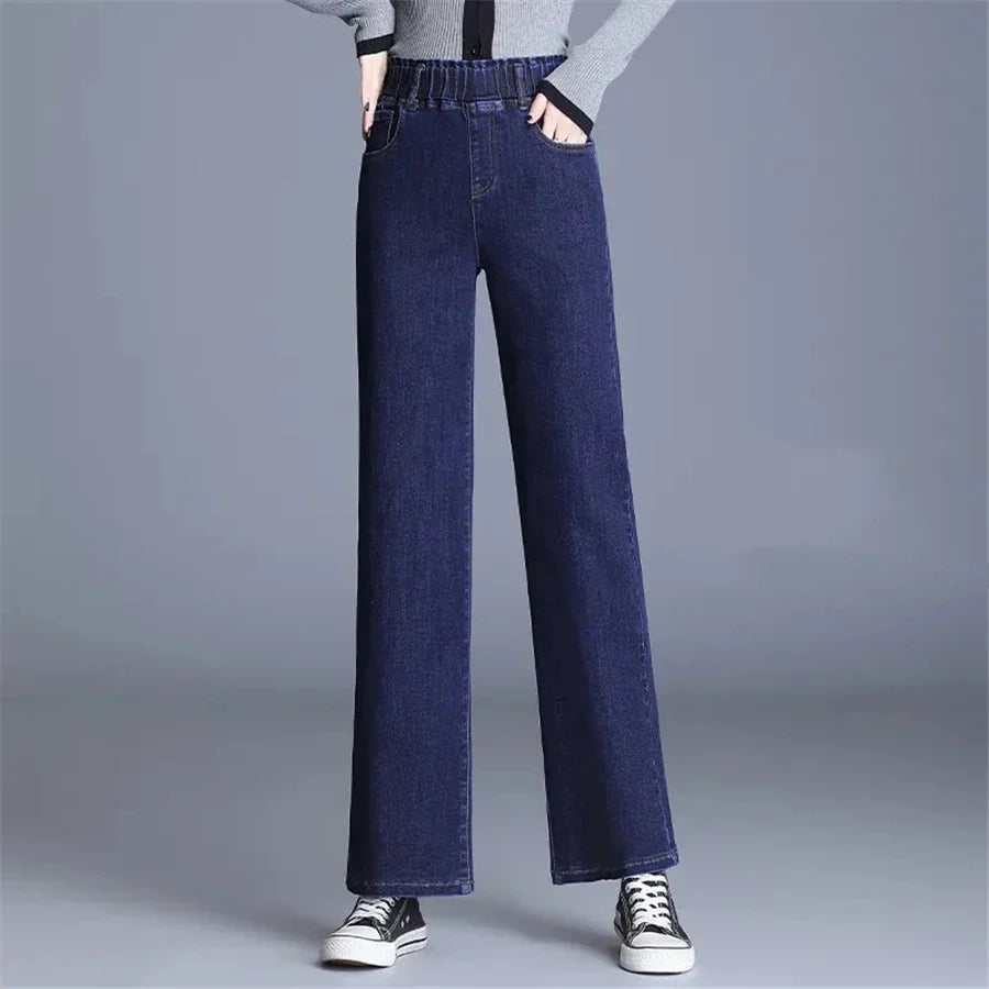Khaye | Women’s High-Waist Relaxed Fit Denim Jeans