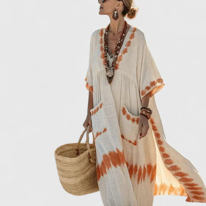 Rory | Women’s Elegant Bohemian Striped Maxi Dress