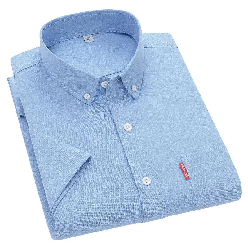 Ace | Men’s Lightweight Cotton Button Up Summer Shirt