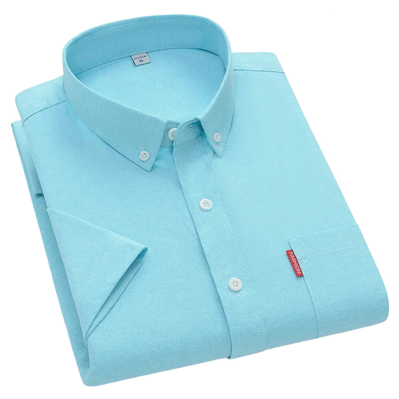 Ace | Men’s Lightweight Cotton Button Up Summer Shirt