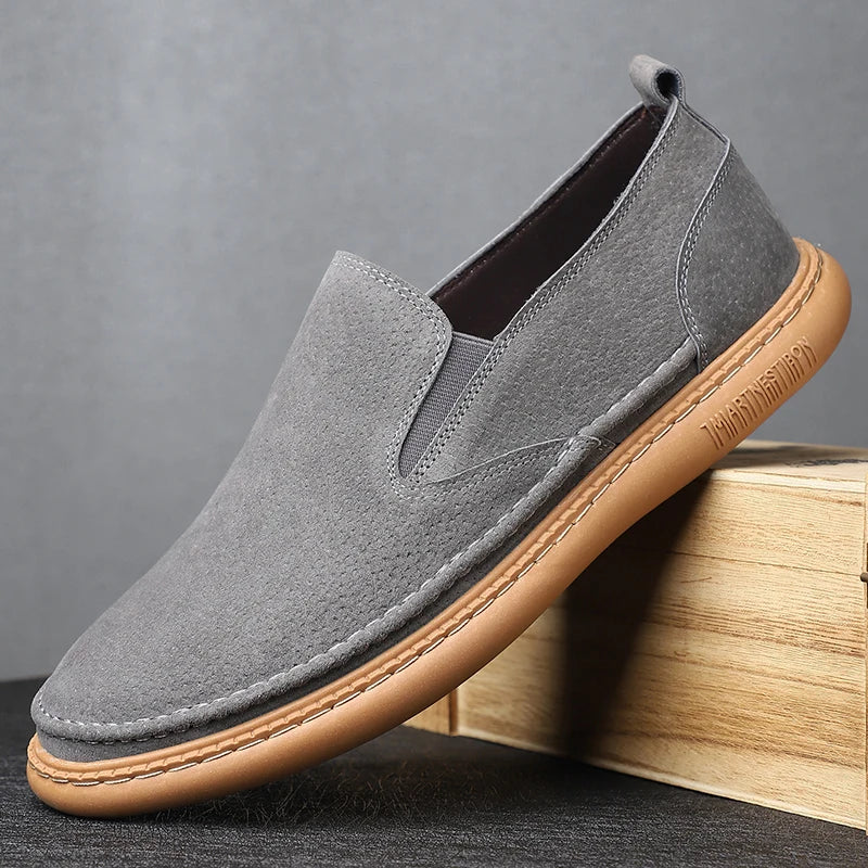 Langley | Men’s Suede Slip-On Loafers