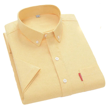 Ace | Men’s Lightweight Cotton Button Up Summer Shirt