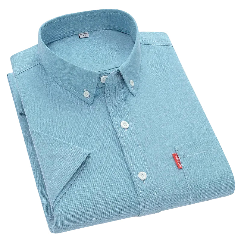 Ace | Men’s Lightweight Cotton Button Up Summer Shirt