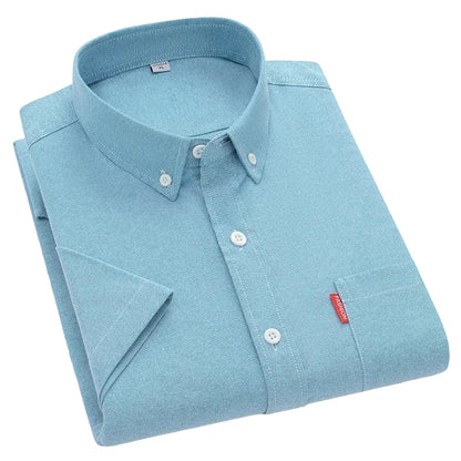 Ace | Men’s Lightweight Cotton Button Up Summer Shirt