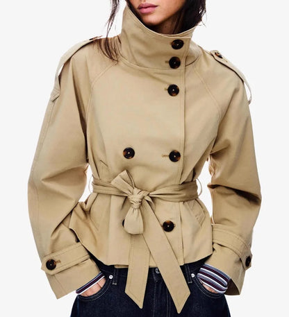 Lainey | Women’s Cropped Trench Jacket