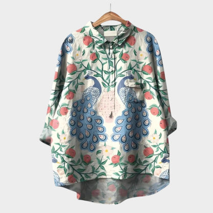 Emberly | Women’s Floral Button Up Blouse
