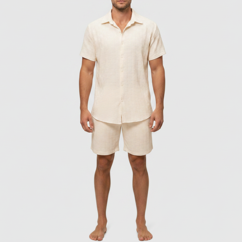 Hollis | Men’s Shirt and Shorts Set