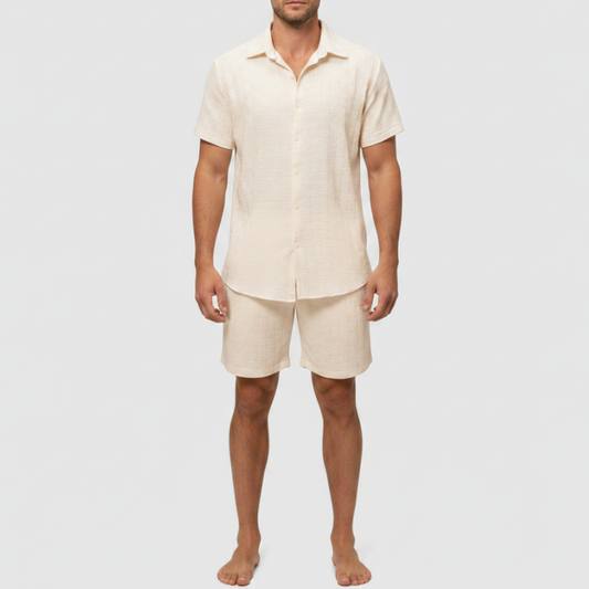 Hollis | Men’s Shirt and Shorts Set