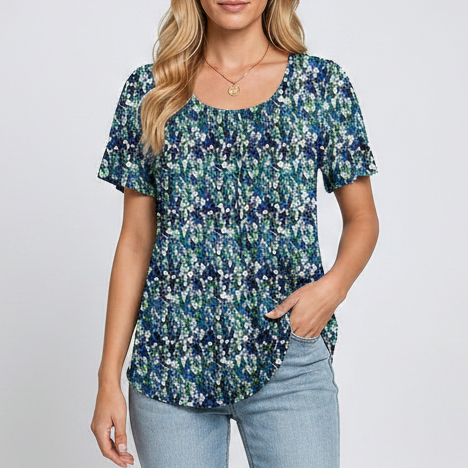 Dahlia | Women’s Round Neck Blouse