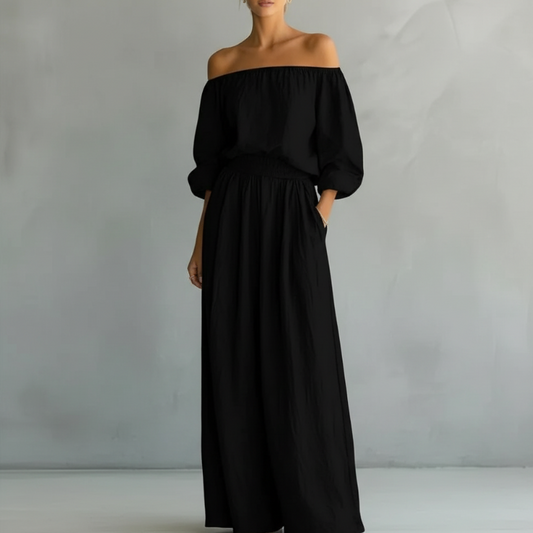 Evangeline | Women’s Off-Shoulder Jumpsuit