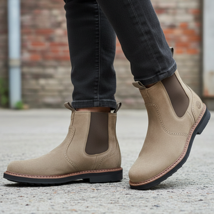 Mike | Men’s Rugged Suede Warm Ankle Boots