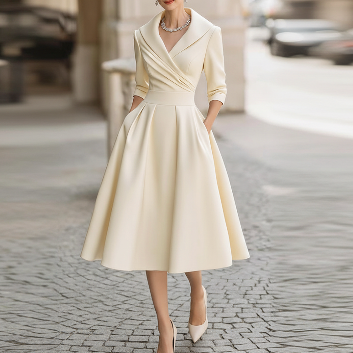 Emily | Women’s Spring Lightweight Wrap Midi Dress