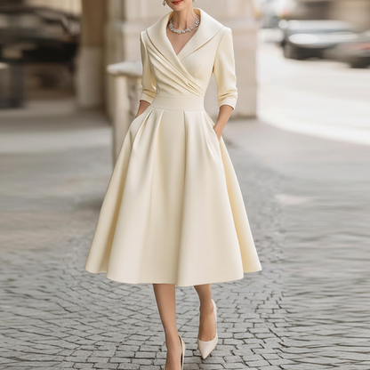Emily | Women’s Spring Lightweight Wrap Midi Dress