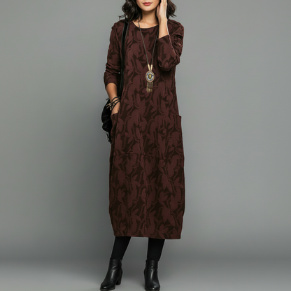 Loretta | Women’s Wedding Guest Printed Midi Dress