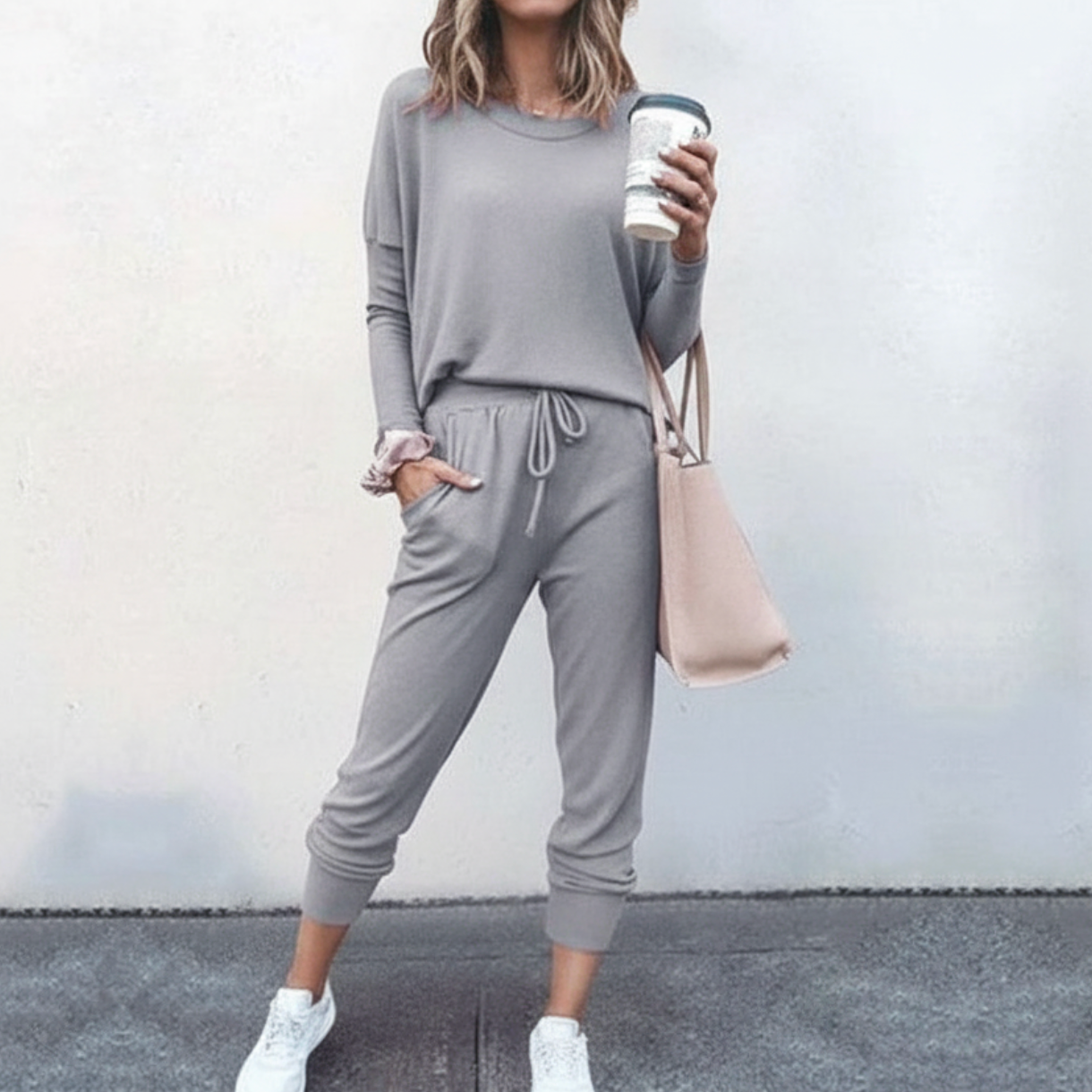 Reagan | Women’s Two Piece Casual Matching Loungewear Set