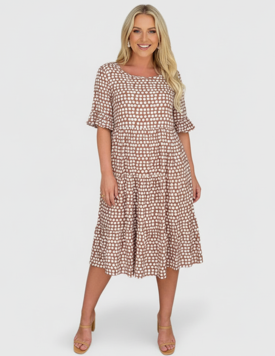 Summer | Women’s Breezy Ruffle Sleeve Wrap Summer Dress