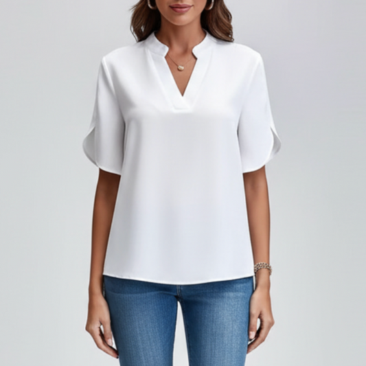 Madison | Women’s Soft Elegant V-Neck Blouse