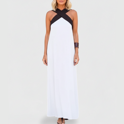 Sienna | Women’s Elegant Crossback Maxi Dress
