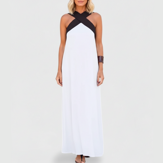 Sienna | Women’s Elegant Crossback Maxi Dress