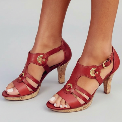 Violetta | Women’s Orthopedic Ring Detail Heel Sandals