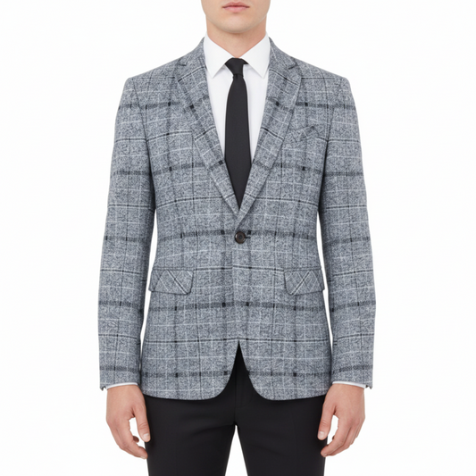 Stellan | Men’s Premium Modern Check Tailored Jacket