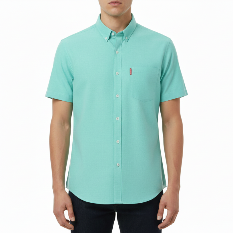 Ace | Men’s Lightweight Cotton Button Up Summer Shirt