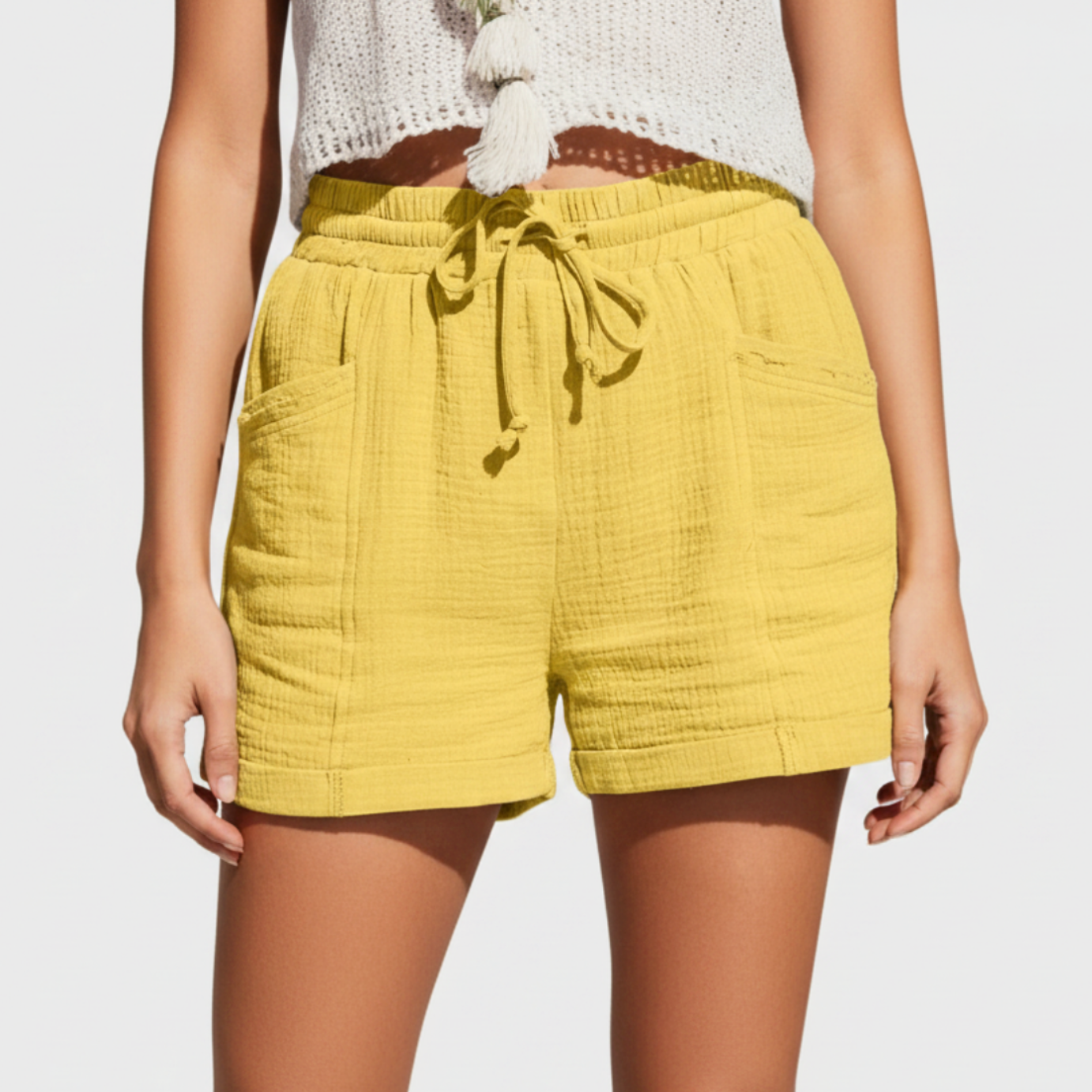 Juniper | Women’s Elegant Drawstring Summer Shorts