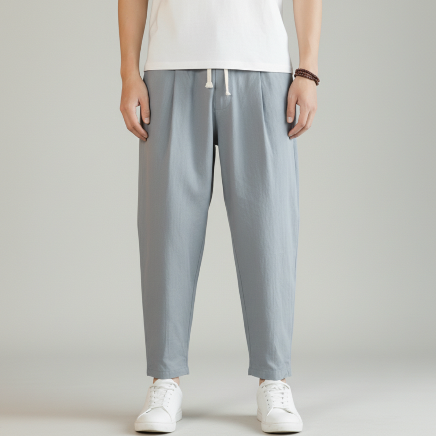 Raymark | Men’s Relaxed Fit Cotton Trousers