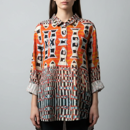 Emberly | Women’s Floral Button Up Blouse