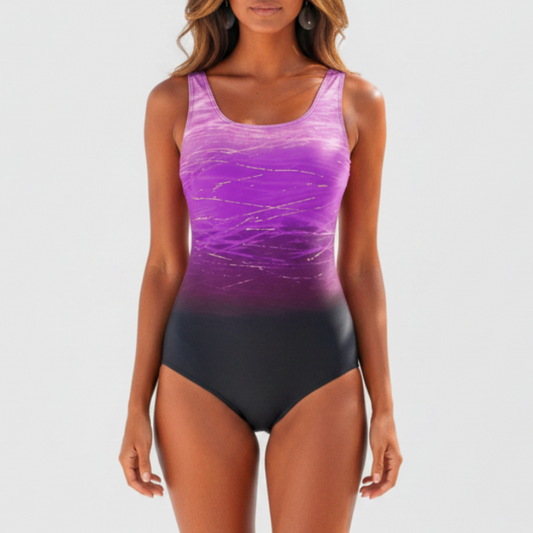 Rylan | Women’s Ombre Scoop Neck One Piece Swimsuit
