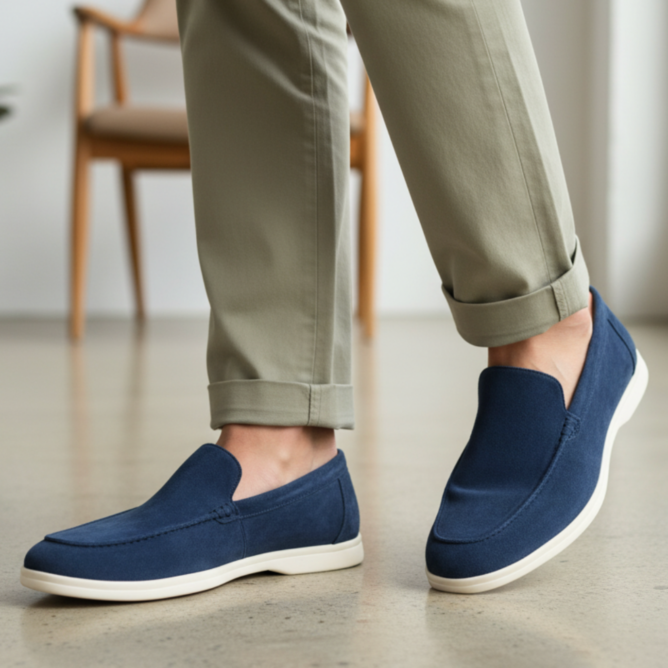 Ron | Men’s Suede Slip On Loafers