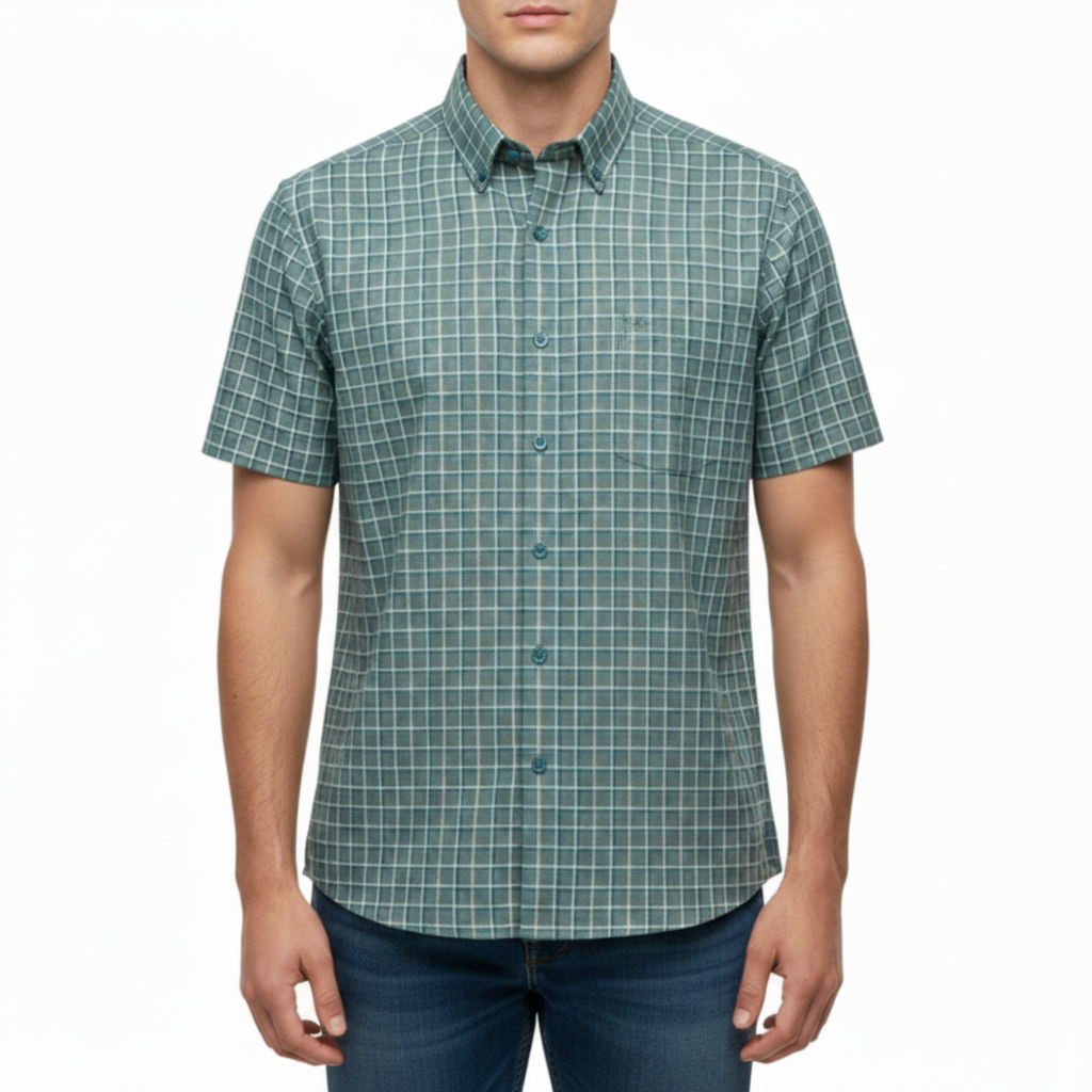 Steven | Men’s Striped Short Sleeve Button Up Shirt