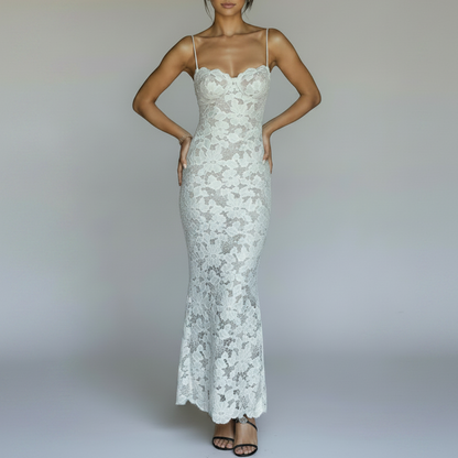 Hannah | Women’s Lace Bodycon Maxi Dress