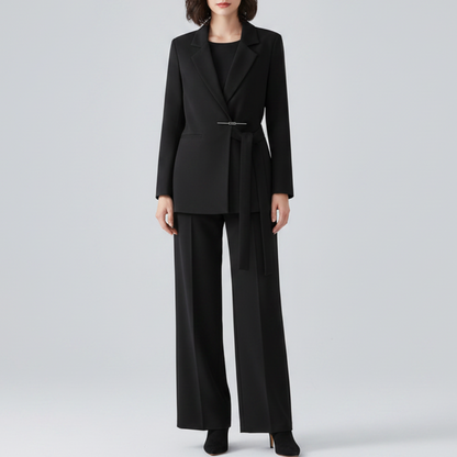 Laura | Women’s Tailored Suit Set with Long Blazer