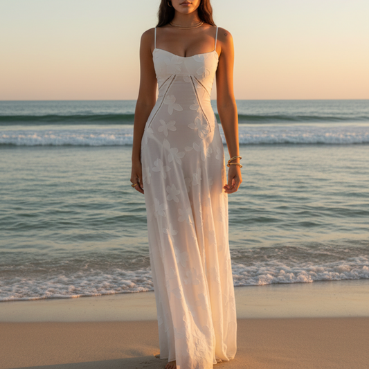 Athena | Women’s Lace Maxi Wedding Guest Dress