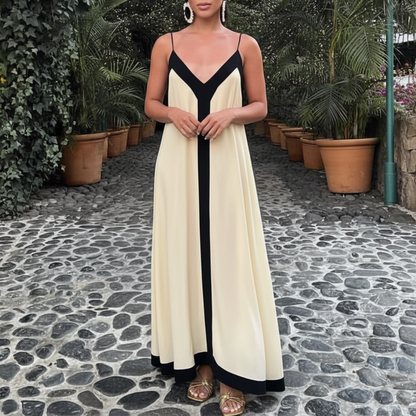 Sheila | Women’s V Neck Maxi Dress