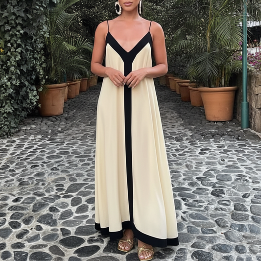 Sheila | Women’s V Neck Maxi Dress