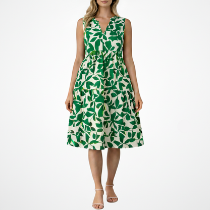 Liora | Women’s Sleeveless Boho Midi Dress